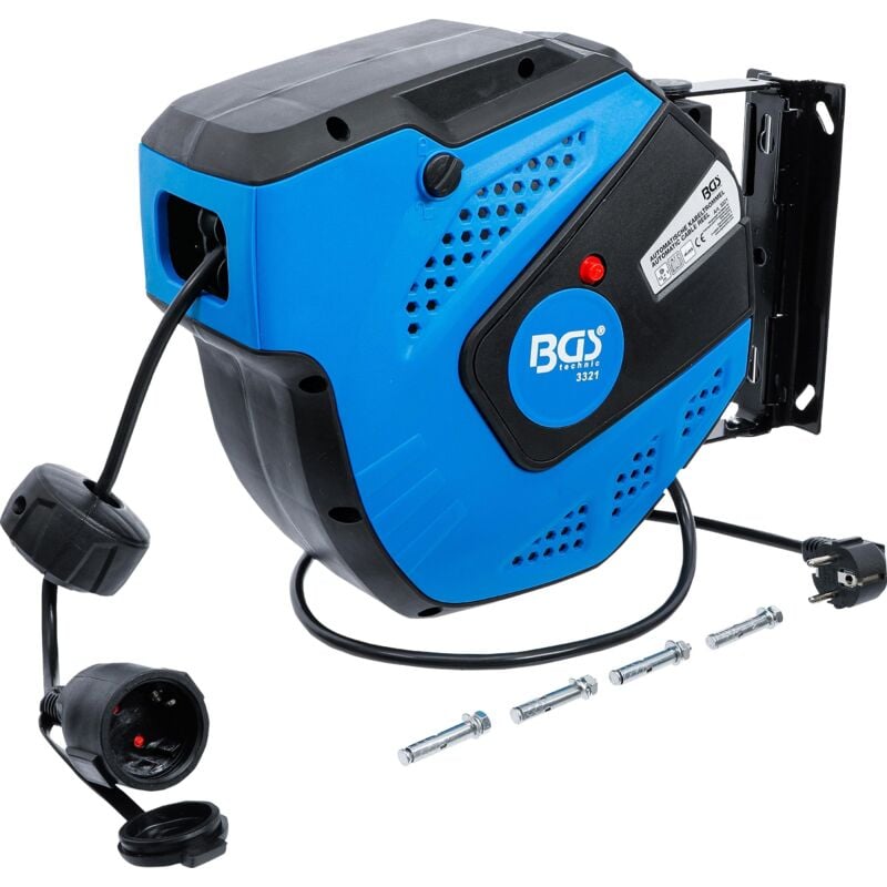 

Carrete de cable automático BGS - 15 m - 3321