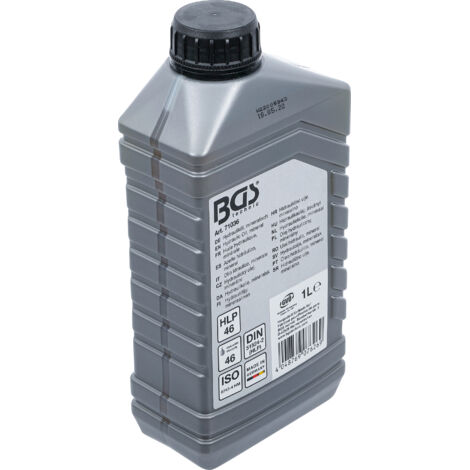 Bgs Technic – Huile hydraulique minérale 1L – Excellente protection contre l'usure – Comportement viscosité/température optimal – 71036