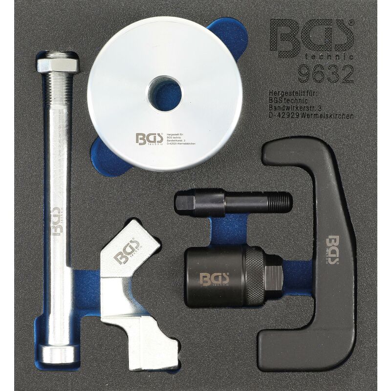 Bgs Technic - Insert de servante d'atelier 1/6 : Extracteur d'injecteurs pour injecteurs Bosch cdi 6 pièces