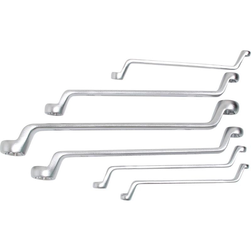 Bgs Technic - Jeu de clés à œil doubles profil e coudées E6 - E24 6 pièces