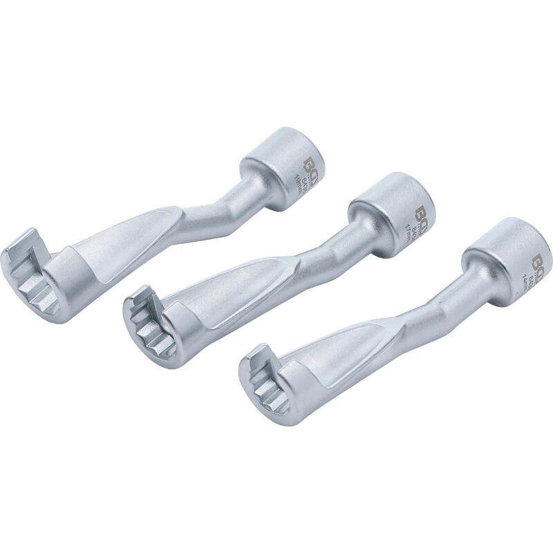 Bgs Technic - Jeu de clés à pipe à tuyauter, ouvertes 12,5 mm (1/2') 14 / 17 / 19 mm