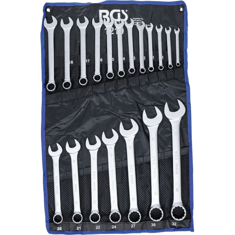 Bgs Technic - Jeu de clés mixtes 8 - 32 mm 19 pièces