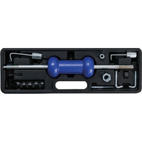 Bgs Technic – Jeu de débosselage 9 pièces – Marteau de démolition 2 kg – Filetage 5/8' x 18 UNF – Accessoires inclus pour débosselage précis