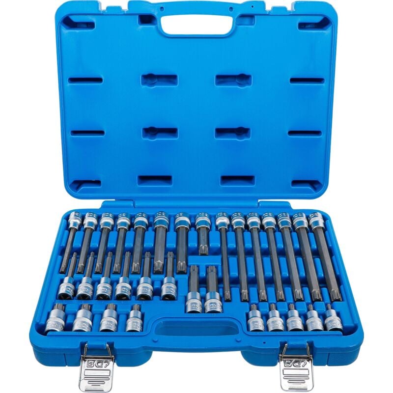 Jeu de douilles à embouts 12,5 mm (1/2') Profil cannelé (pour Ribe) 32 pièces