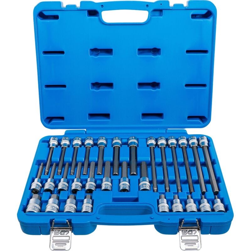 Jeu de douilles à embouts 12,5 mm (1/2') six pans intérieurs 30 pièces