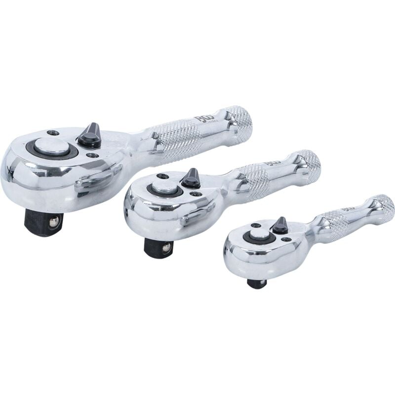 Jeu de mini-cliquets 6,3 mm (1/4') / 10 mm (3/8') / 12,5 mm (1/2') 3 pièces