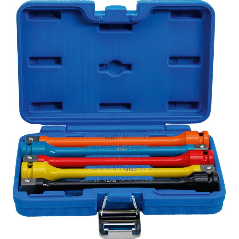 Bgs Technic - Jeu de rallonge de torsion 12,5 mm (1/2') 100 - 150 Nm 5 pièces