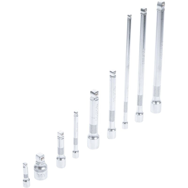 Jeu de rallonges basculants 6,3 mm (1/4') / 10 mm (3/8') / 12,5 mm (1/2') 9 pièces