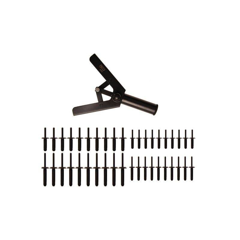 Bgs Technic - kit pince + rivets plastique
