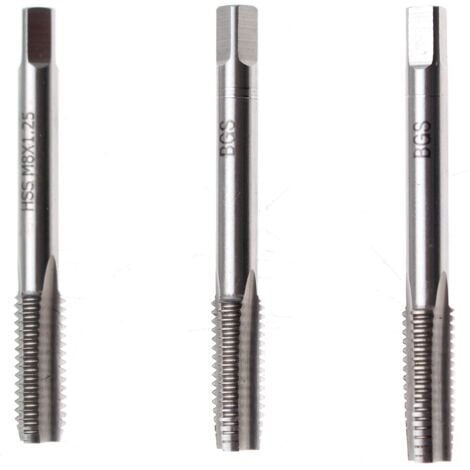 TARAUDS HSS 3 PASSES - JEU DE 3 TARAUDS - taraudshssjeu