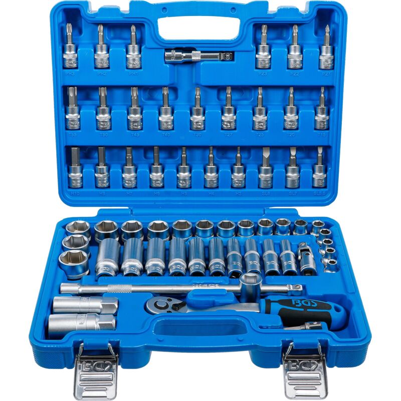 

BGS technic Juego de llaves de vaso hexagonal | entrada 10 mm (3/8") | 61 piezas