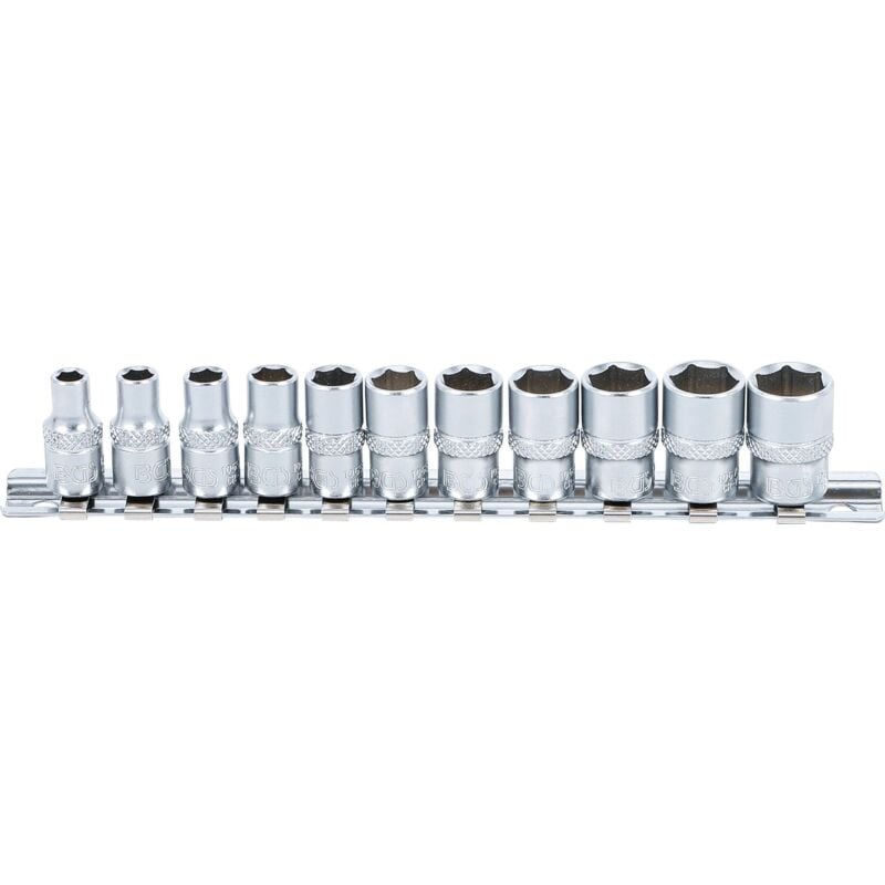 

BGS technic Juego de llaves de vaso hexagonal | entrada 6,3 mm (1/4") | medidas en pulgadas | 11 piezas