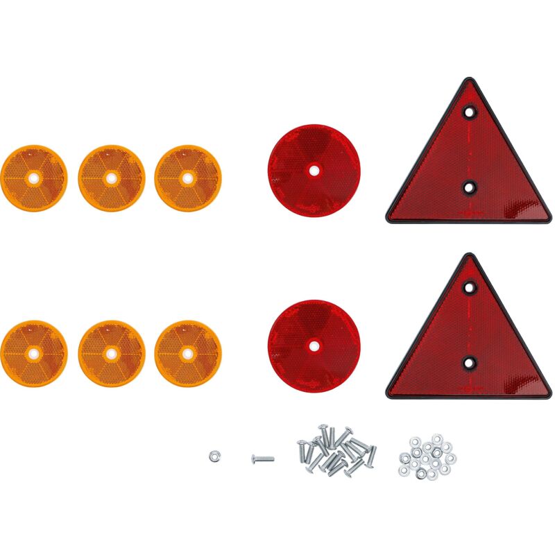 

Juego de piezas de reflectores para remolques | 12 piezas - Bgs Technic