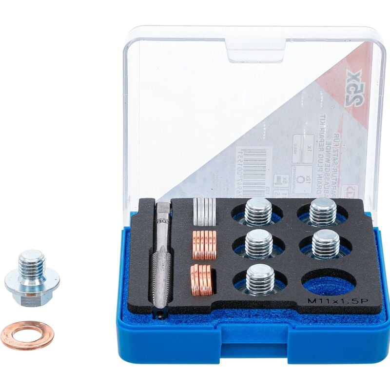 

Juego de reparación para el tapón del cárter | M11 x 1,5 mm - Bgs Technic
