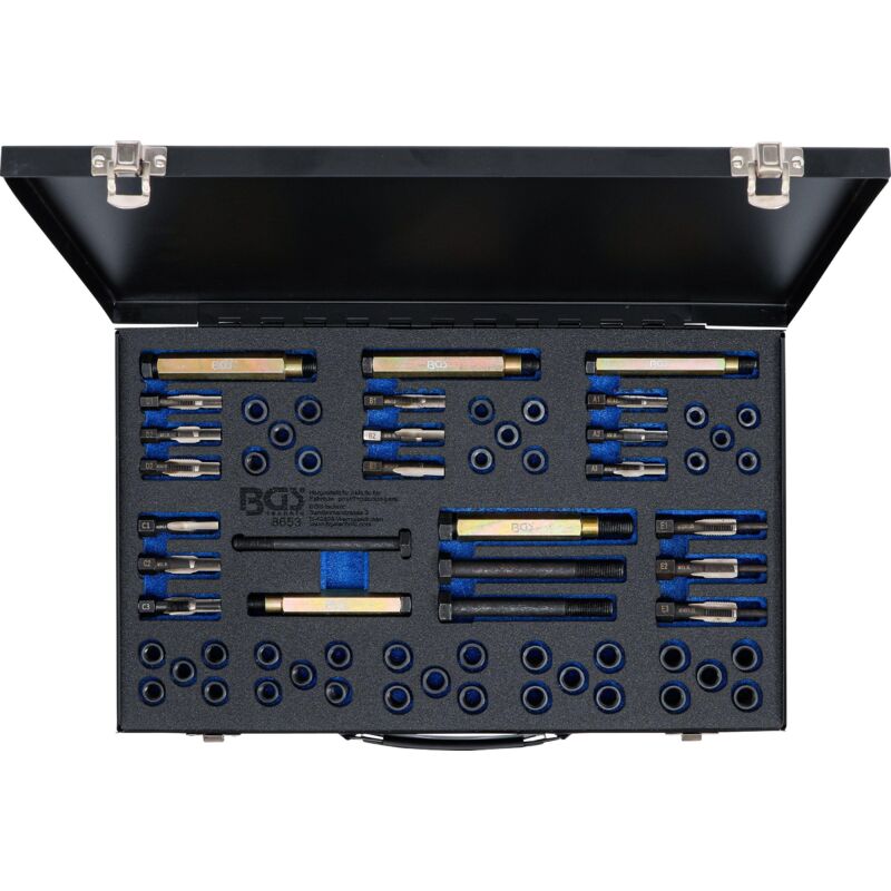 

BGS technic Juego de reparación para roscas de calentadores | M8 - M9 - M10 - M12