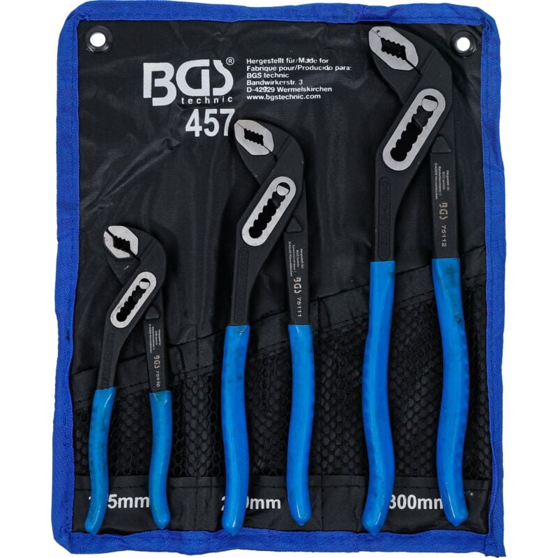 

Juego de tenazas pico de loro | 3 piezas - Bgs Technic