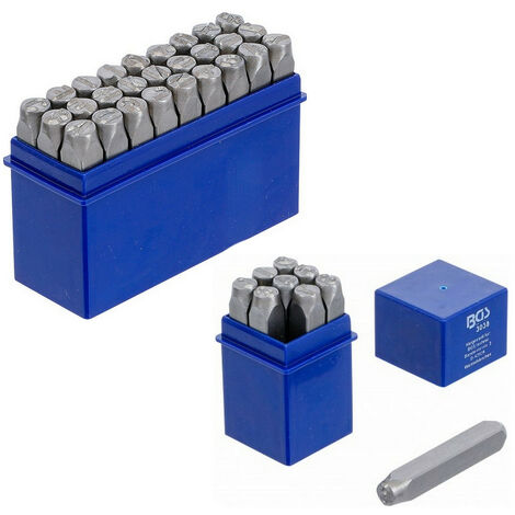 CHIFFRE A FRAPPER 10 MM - JEU DE 9 CHIFFRES A FRAPPER BGS