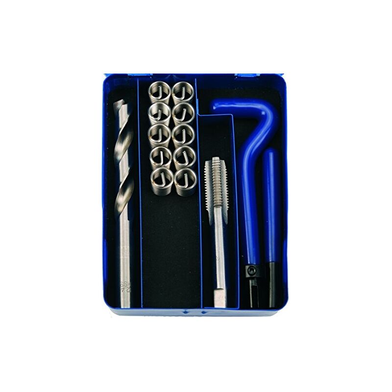 Bgs Technic - kit de réparation de filetage M12 x 1.25, 14 pièces -