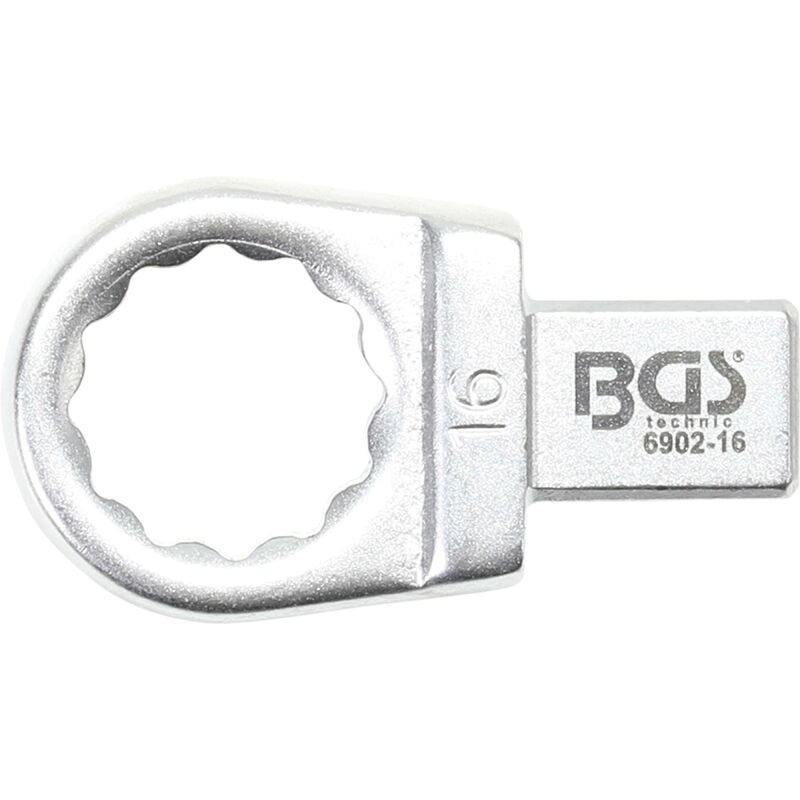 

Llave de anillo insertable | 16 mm | Sujeción 9 x 12 mm - Bgs Technic