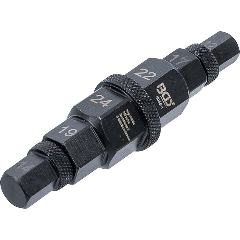 

Llave de vaso especial para motocicletas | 10 mm (3/8') | 12 - 24 mm - Bgs Technic