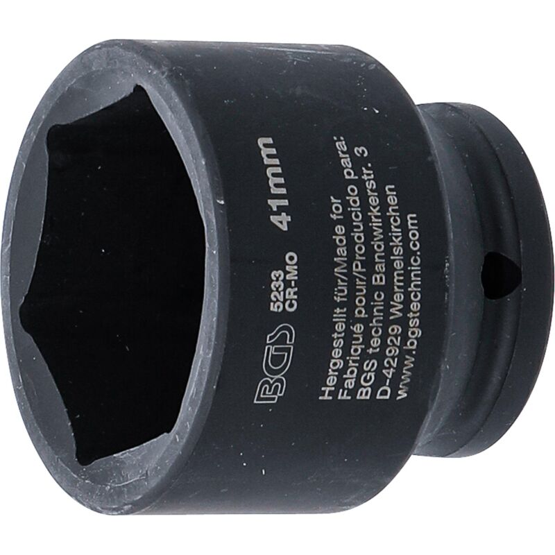 Llaves de vaso impacto hexagonal entrada 12,5 mm (1/2') 41 mm