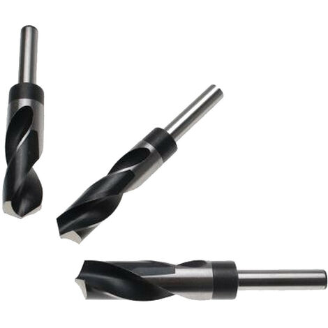Bgs Technic – Lot de 3 forets à métaux 22-24-25 mm – Queue réduite 13 mm – Acier HSS haute qualité – Pour perçage précis et durable