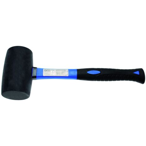Bgs Technic – Maillet caoutchouc 750g – Tête de 70mm – Manche fibre de verre 340mm – Pour travaux de précision