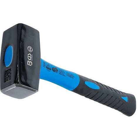 Bgs Technic – Massette 1,250 kg – Manche en fibre de verre pour usage intensif – Tête forgée laquée – Norme DIN 6475