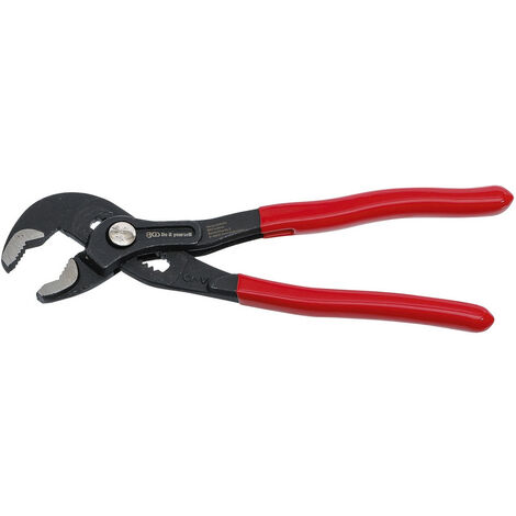 Bgs Technic – Pince multiprise professionnelle 175 mm – Charnière avec blocage – Réglage précis pour tubes jusqu'à 50 mm – Design ergonomique
