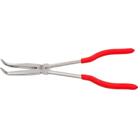 Bgs Technic Pro+ - Pinze A Becco Curvo, 90 °, Extra Lunghe, 280 Mm