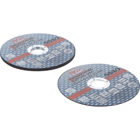 Bgs Technic Pro+ - Set Di 5 Dischi Da Taglio Per Acciaio Inossidabile, 125 X 1,0 X 22,2 Mm