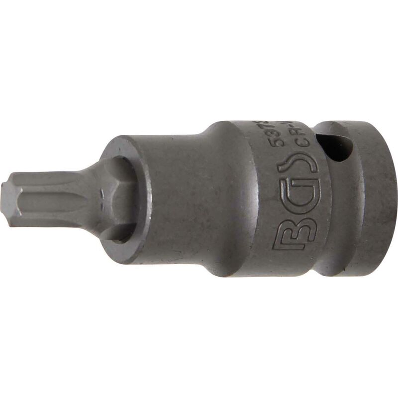 

Punta de vaso de impacto | entrada 12,5 mm (1/2') | perfil en T (para Torx) T45 - Bgs Technic