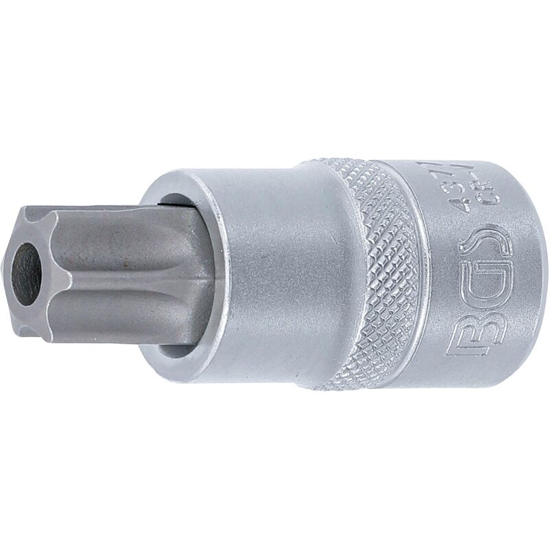 Punta de vaso entrada 12,5 mm (1/2') perfil en t (para Torx) con perforación T70