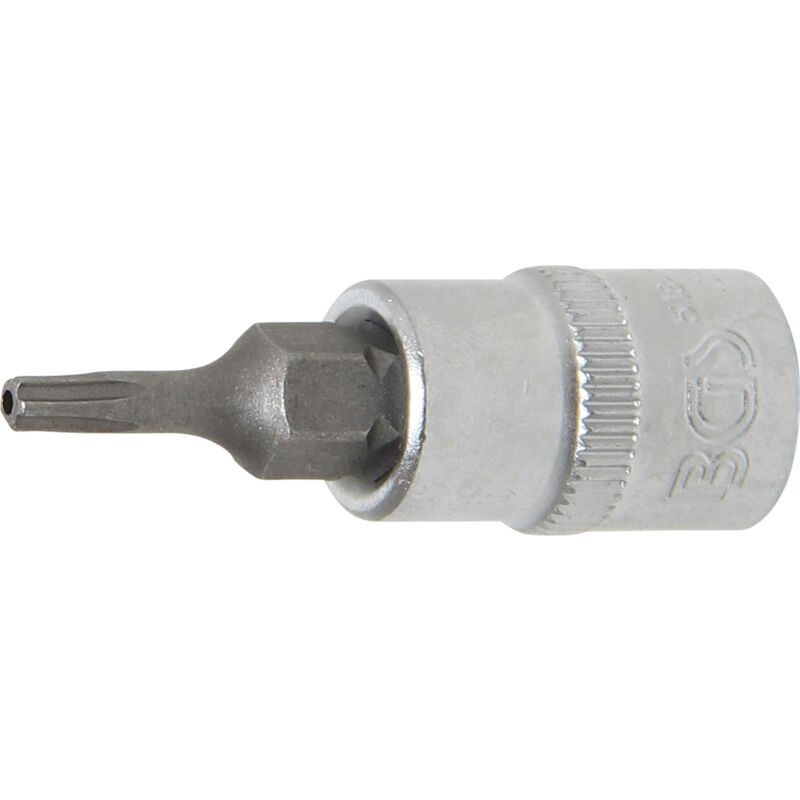 

BGS technic Punta de vaso | entrada 6,3 mm (1/4") | T-Star (para Torx Plus) con perforación TS10