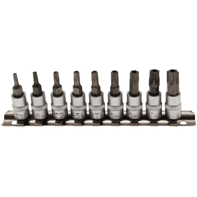 Punte torx quadrate 1/4 cromo vanadio - Bgs Technic