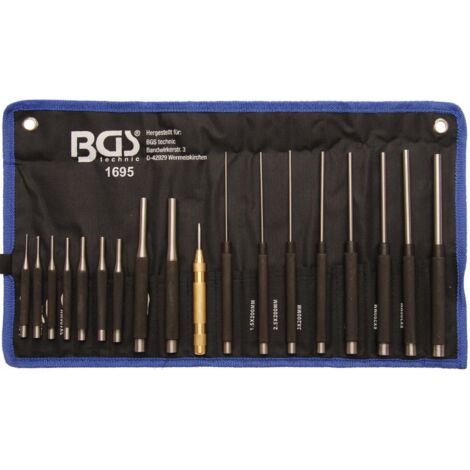 HAZET Set Punzoni 751LHS/5 – 5 Pezzi Con Paramano Ergonomico, Protezione 2 Componenti, Produzione Tedesca
