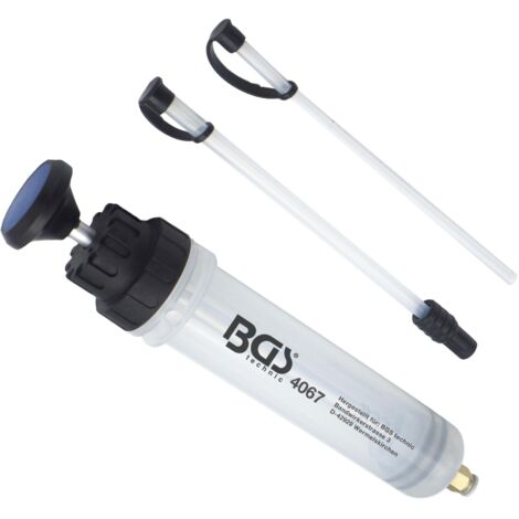 Bgs Technic – Seringue à huile double effet 0.2 litre – Piston avec double bague d'étanchéité – Pour entretien moteur et systèmes de refroidissement