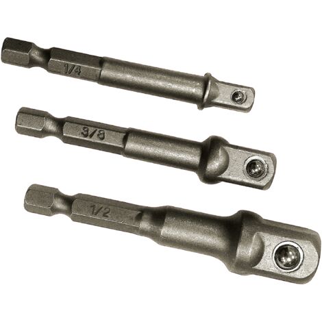BGS TECHNIC Steckschlüssel-Adaptersatz, 3-teilig