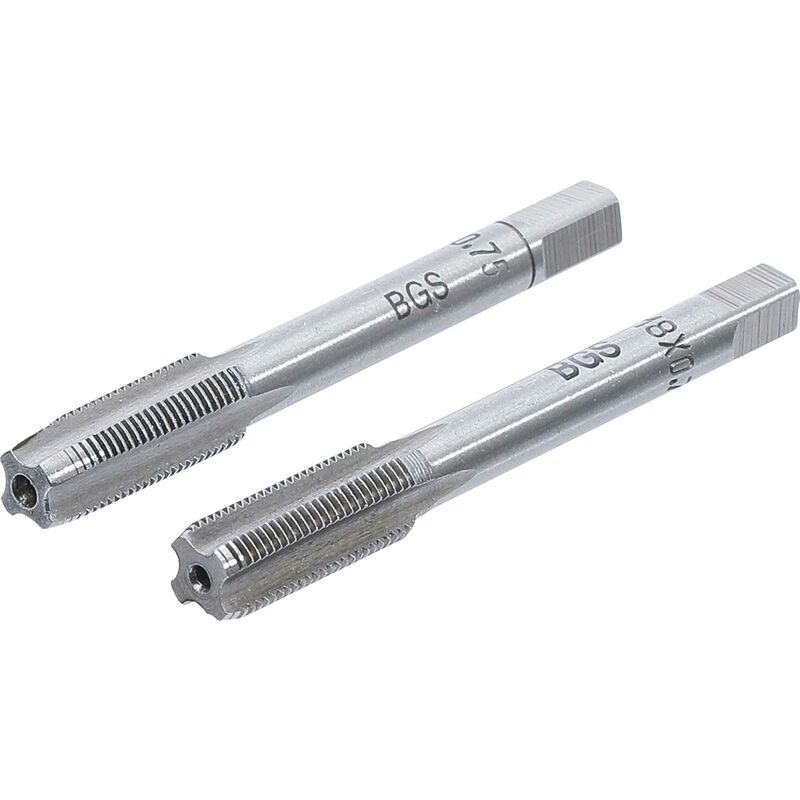 Tarauds et filières pré-taraud et filière M8 x 0,75 2 pièces bgs 1900-M8X0.75-B