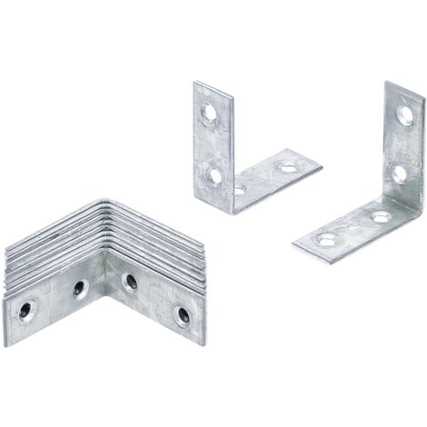 BGS TECHNIC Winkelverbinder (Stuhlwinkel), 40x40x15x2 mm, 12 Stück