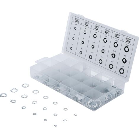 BGS TECKEL ASSORTIMENT DE RONDELLES, 720 PIÈCES