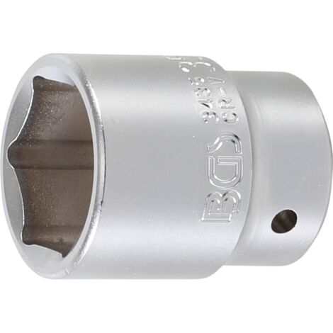 BGS vaso hexagonal accionamiento cuadrado interior 20 mm (3/4") SW 35 mm - 3435