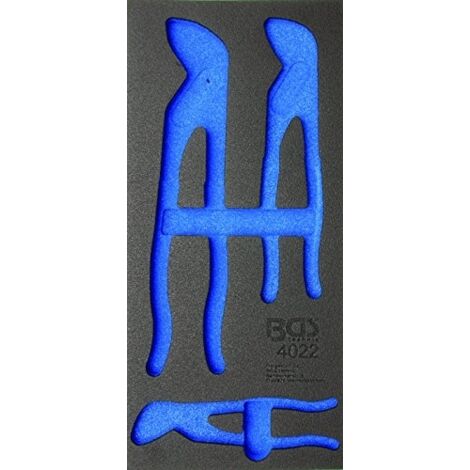 BGS Werkstattwageneinlage 1/3 leer für Art. 4022 - 4022-1