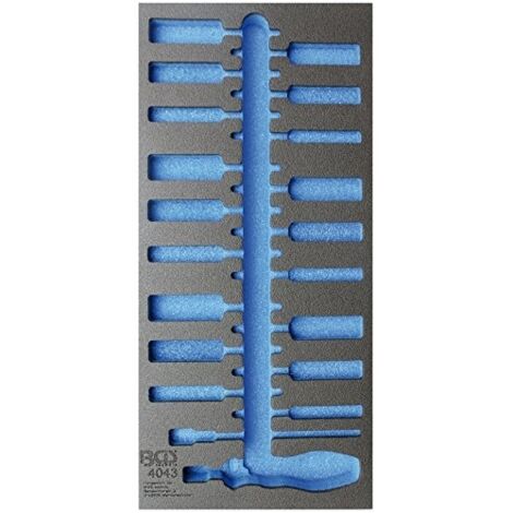 BGS Werkstattwageneinlage 1/3 leer für Art. 4043 - 4043-1