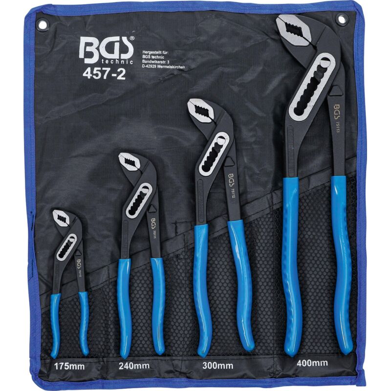 Set 4 pinze pinza a pappagallo regolabile 175 240