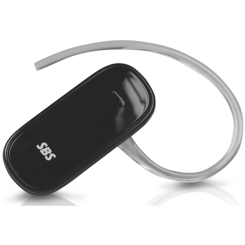 Image of SBS Auricolare Mono Bluetooth con Archetto e Microfono Integrato per Musica, Podcast e Chiamate, Leggero , 6 Grammi di Peso per Smartphone, PC, Tablet