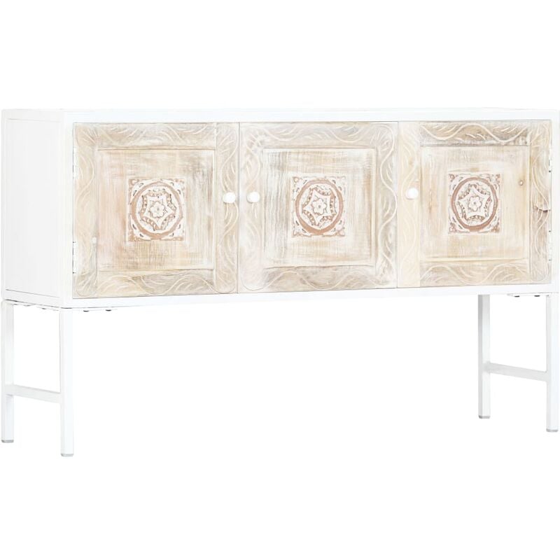 

Rogal Home&Deco Aparador de madera maciza de mango 120x30x70 cm