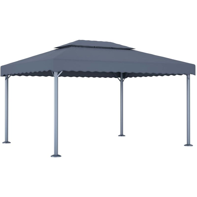 

Rogal Home&Deco Cenador gris antracita aluminio 400x300 cm