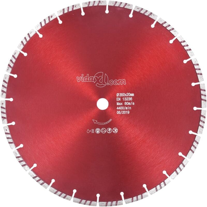 

Disco de corte de diamante con turbo acero 350 mm