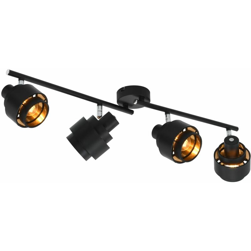 

Foco de 4 vías negro E14